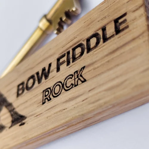 Close up view of the Bow Fiddle Rock Fomt
